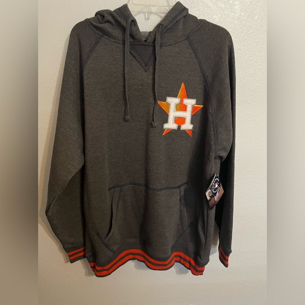New with tags Houston Astros gray hoodie